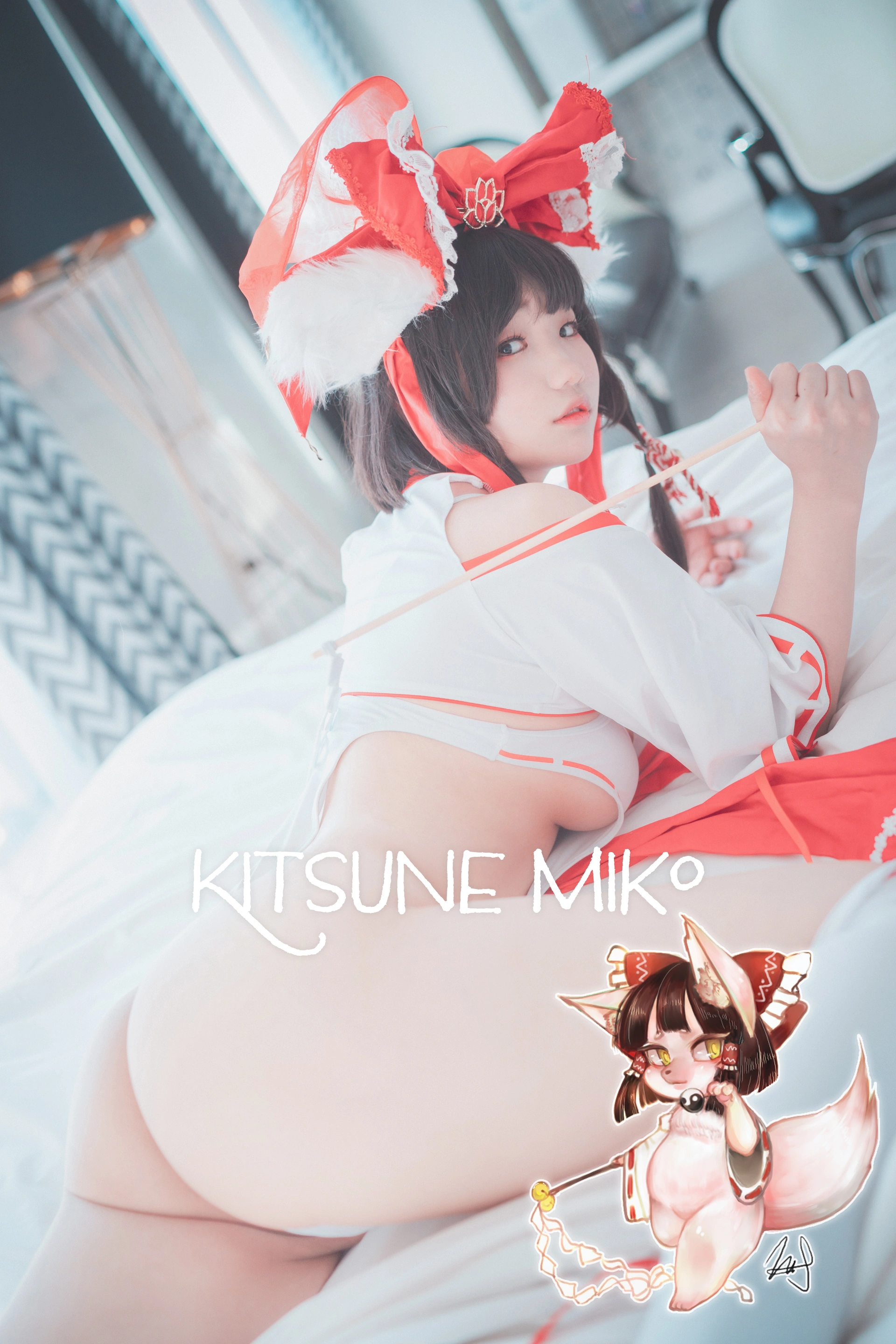 321.DJAWA Photo – Mimmi - Kitsune Miko Ver B 0
